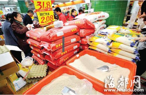 江西大米在广东被查出镉超标 约占福州市场25%